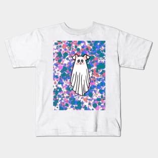 Ghost Puppy with Confetti Kids T-Shirt